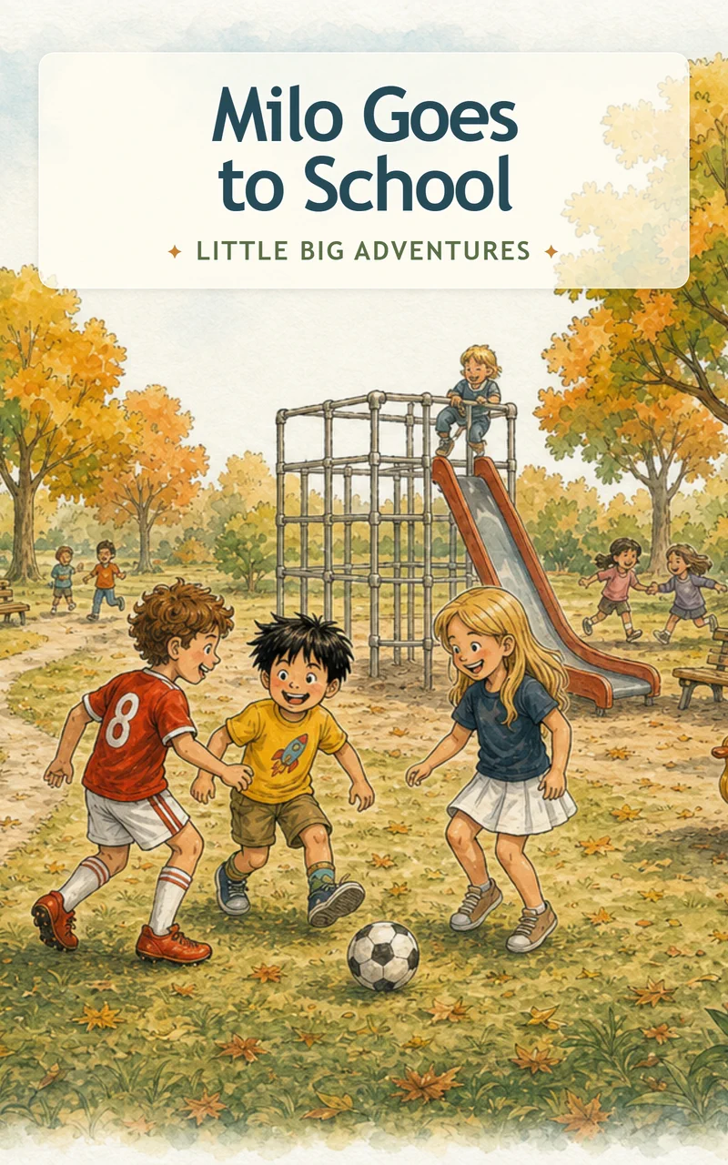 Cover of Milo Goes to School: Little Big Adventures